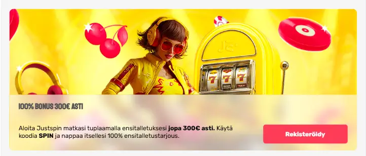 JustSpin Casino bonus
