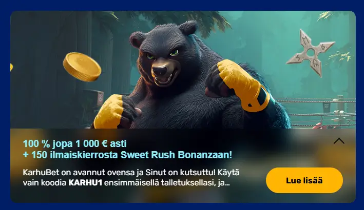 KarhuBet bonus
