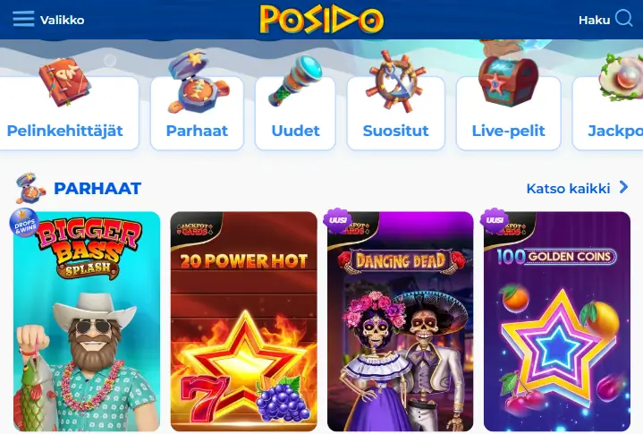 Posido Casino pelit