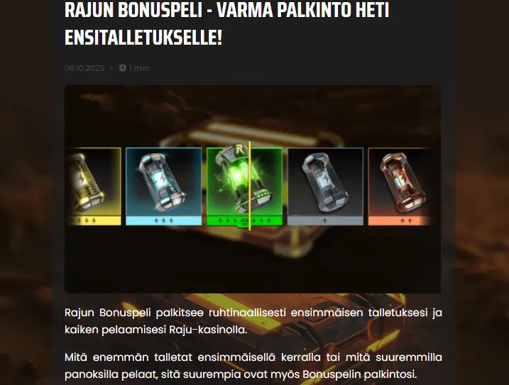 Raju Kasino bonus Raju Kasino bonus