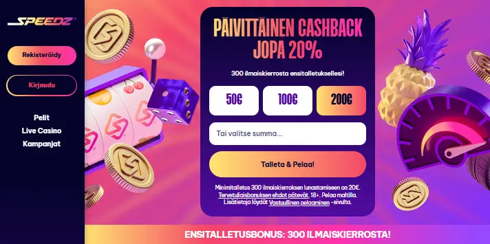 Parasta pikakasinoa - Speedz