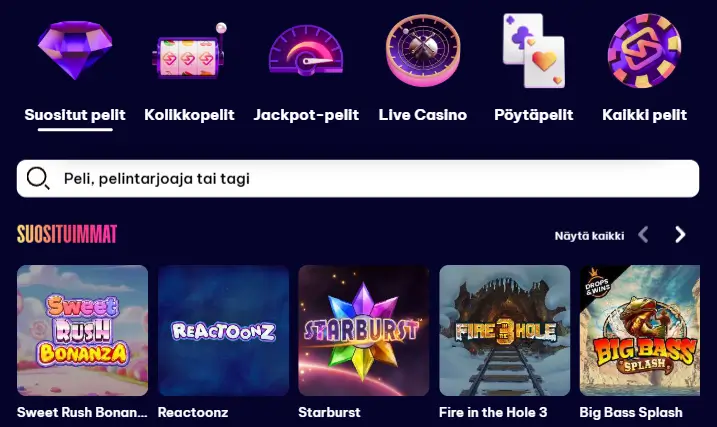 Speedz Casino pelit
