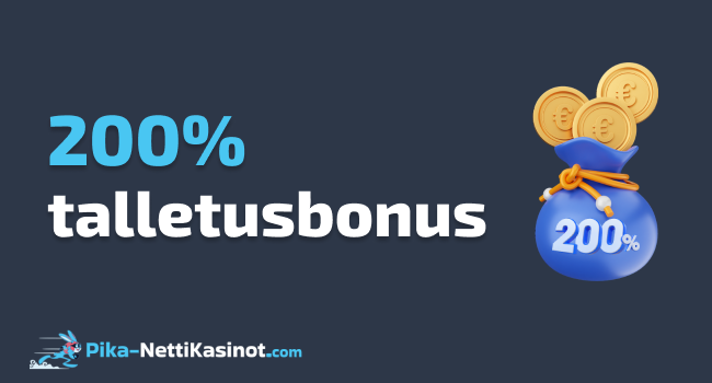 200% talletusbonus