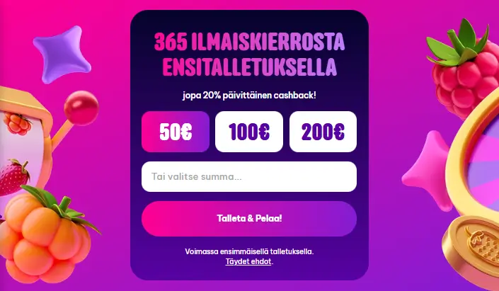 Berriez Casino talletus