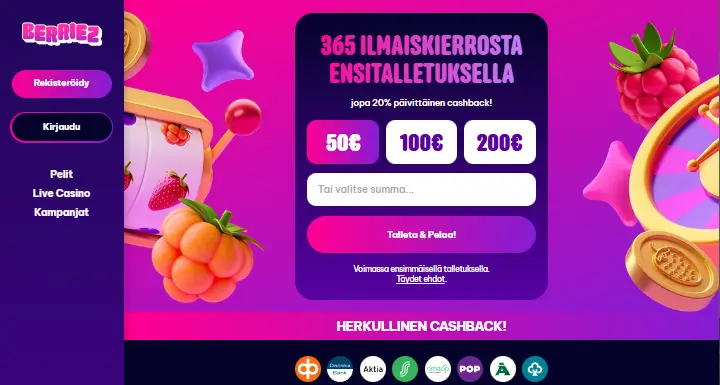 Parasta pikakasinoa - Berriez