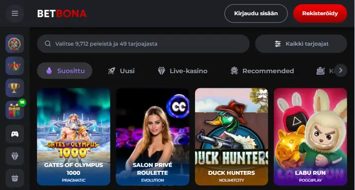 BetBona Casino pelit BetBona Casino pelit
