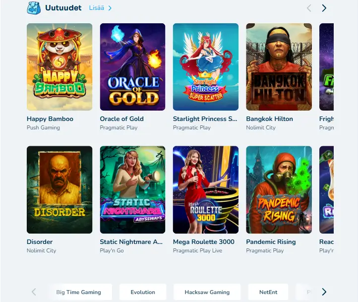 Bigwin Casino pelit Bigwin Casino pelit