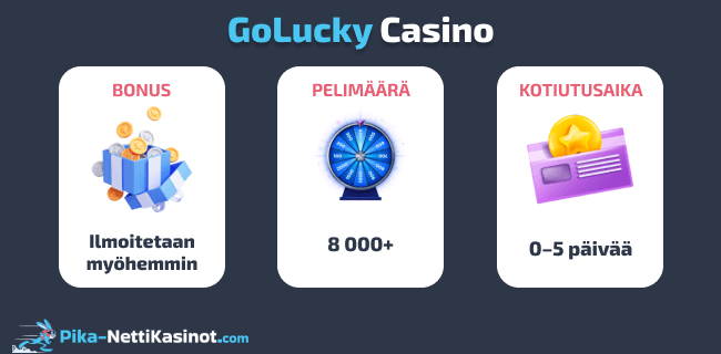 GoLucky Casino pikatiedot