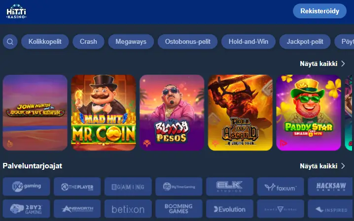 Hitti Casino pelit Hitti Kasino pelit