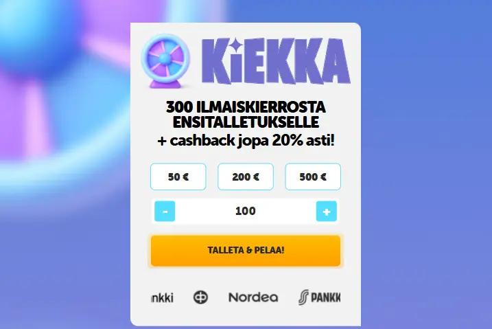 Parasta pikakasinoa - Kiekka