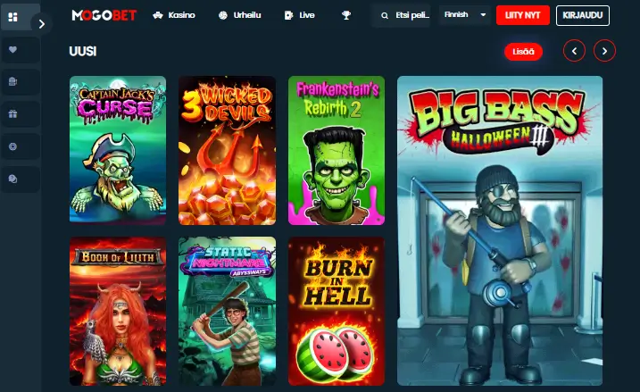 MogoBet Casino pelit