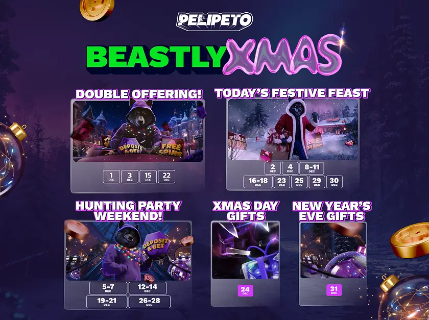 Pelipeto joulukalenteri Pelipeto joulukalenteri