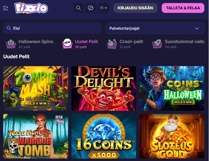 Rizzio Casino pelit Rizzio Casino pelit