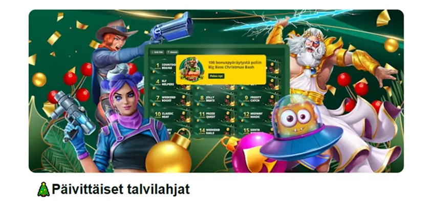 Big Lucky joulukalenteri Big Lucky joulukalenteri