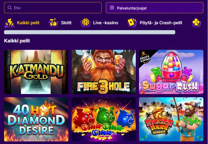 BonusBet Casino pelit BonusBet Casino pelit