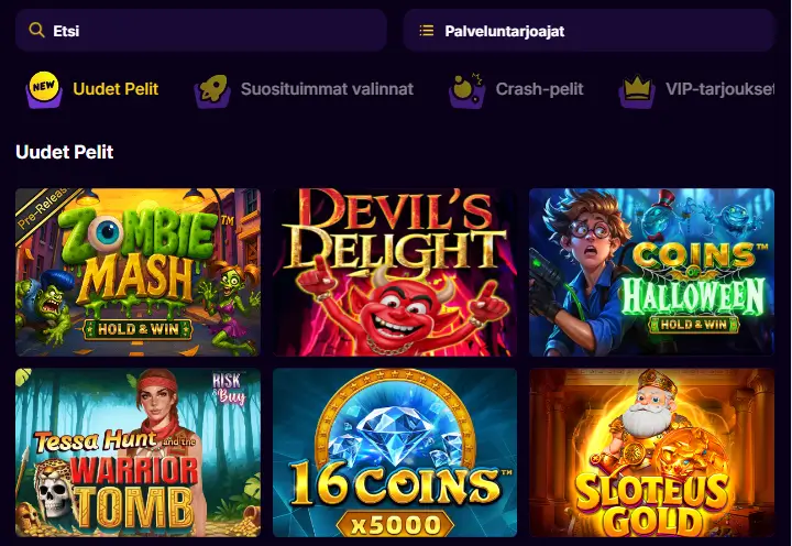 Casino Loots pelit