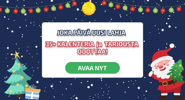 Parhaat casino joulukalenterit 2025