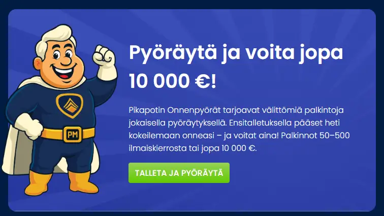 Pikapotti Casino bonus Pikapotti Casino bonus