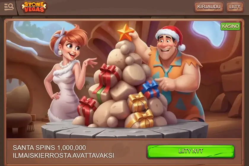 Stone Vegasin ilmaiskierros-arvonta Stone Vegasin ilmaiskierros-arvonta