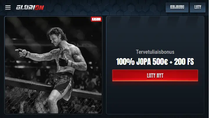 Glorion Casino bonus