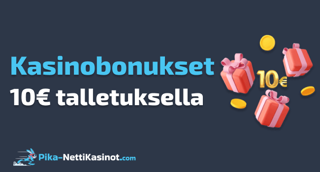 Kasinobonukset 10€ talletuksella