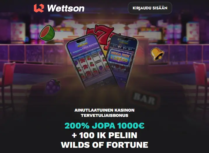Wettson Casino eksklusiivinen bonus Wettson Casino eksklusiivinen bonus