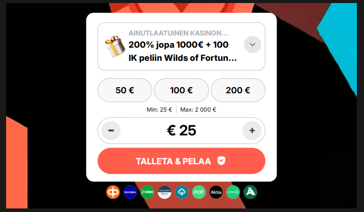 Wettson Casino talletus Wettson Casino talletus