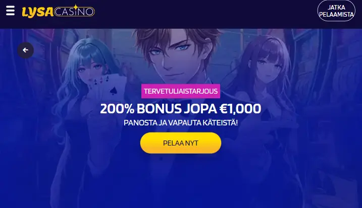 LysaCasino bonus