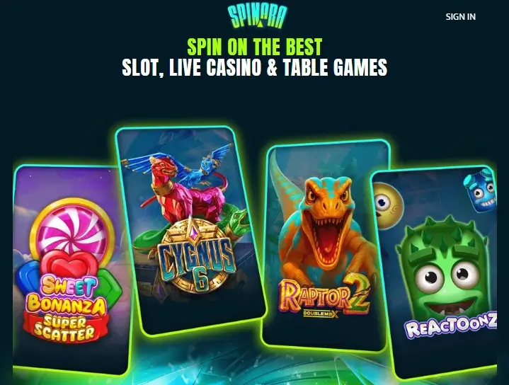 Spinara Casino pelit