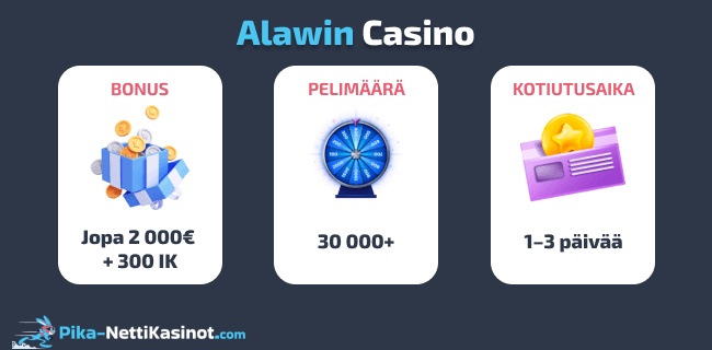 Alawin Casino pikatiedot