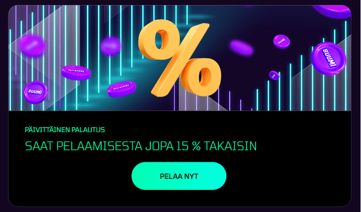 Buumi Casino bonus