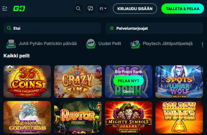 Go4Casino pelit Go4Casino pelit