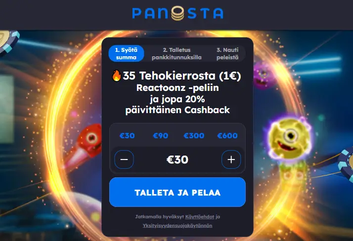 Panosta Kasino talletus