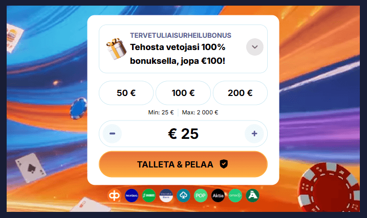 Slots Hopper Casino talletus