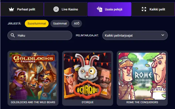 Trybet Casino pelit Trybet Casino pelit