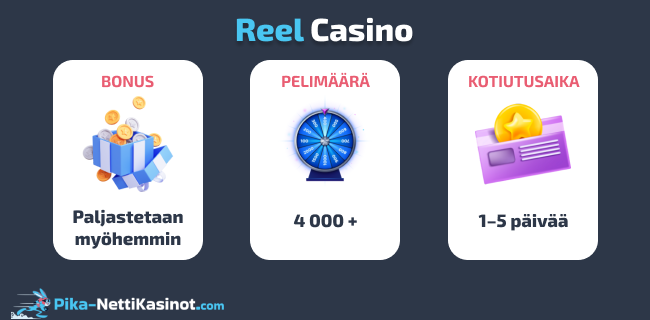 Reel Casino pikatiedot