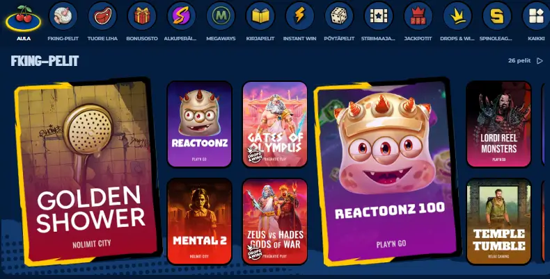 Shokker Casino pelit