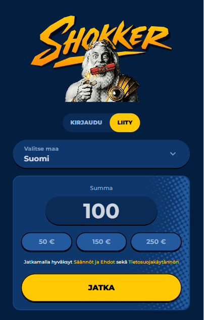 Shokker Casino talletus