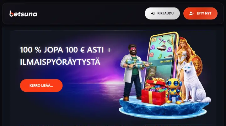 Betsuna Casino bonus