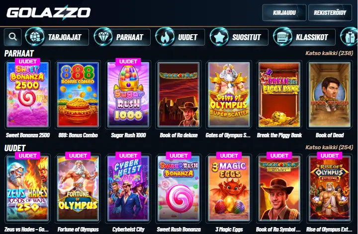 Golazzo Casino pelit