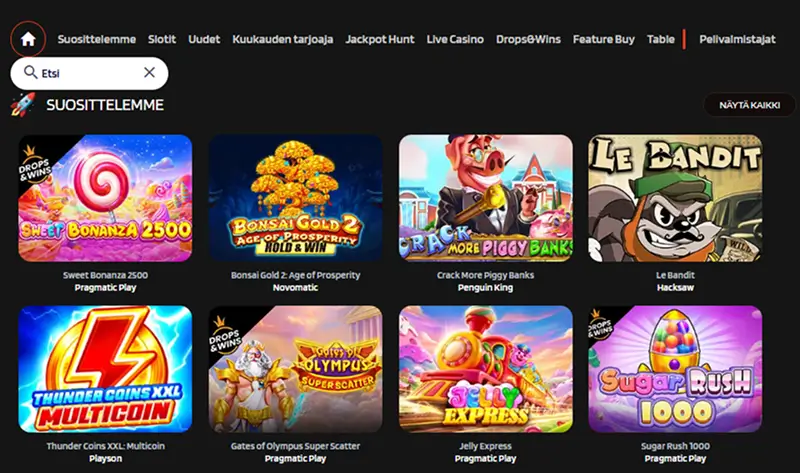 KumoBet Casino pelit KumoBet Casino pelit