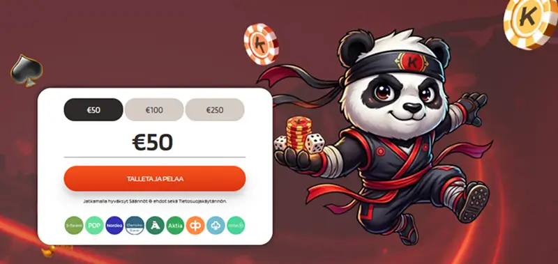 KumoBet Casino talletus KumoBet Casino talletus