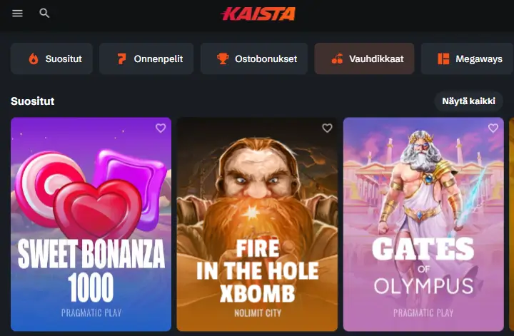 Kaista Casino pelit Kaista Casino pelit
