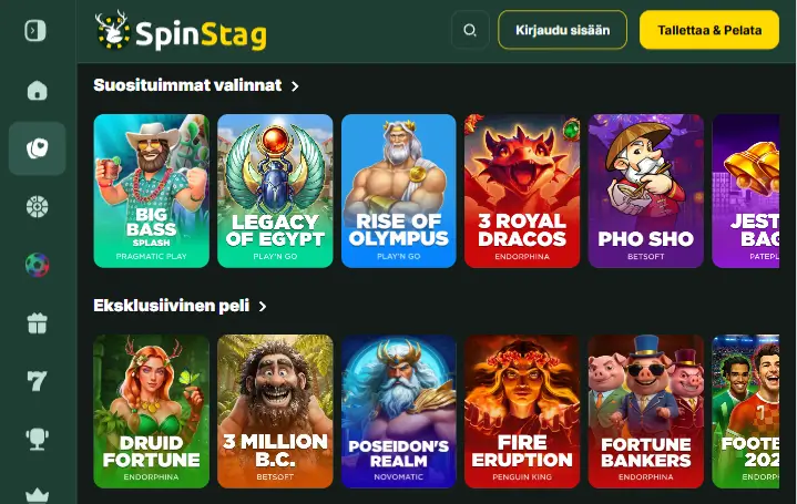 Spinstag Casino pelit Spinstag Casino pelit