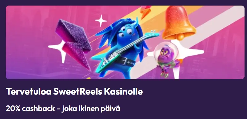 SweetReels Casino bonus