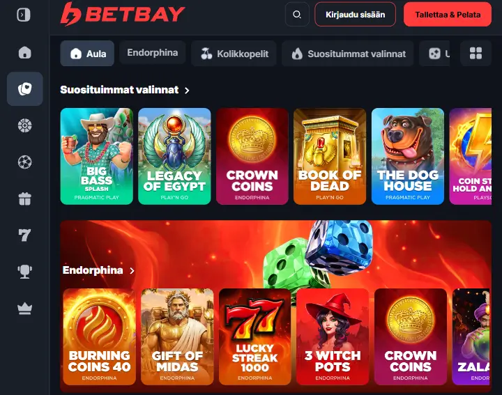 BetBay Casino pelit BetBay Casino pelit