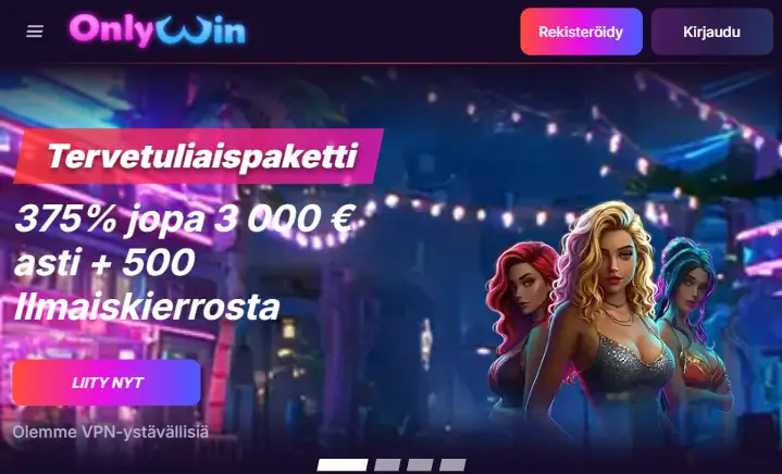OnlyWin Casino bonus