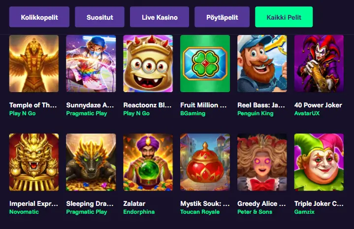 Pelifantti Casino pelit Pelifantti Casino pelit