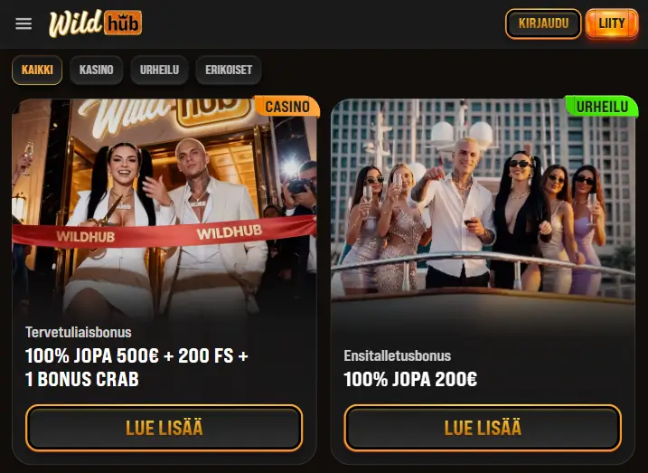 Wildhub Casino bonus