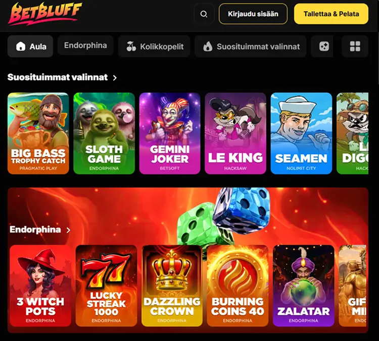 BetBluff Casino pelit BetBluff Casino pelit